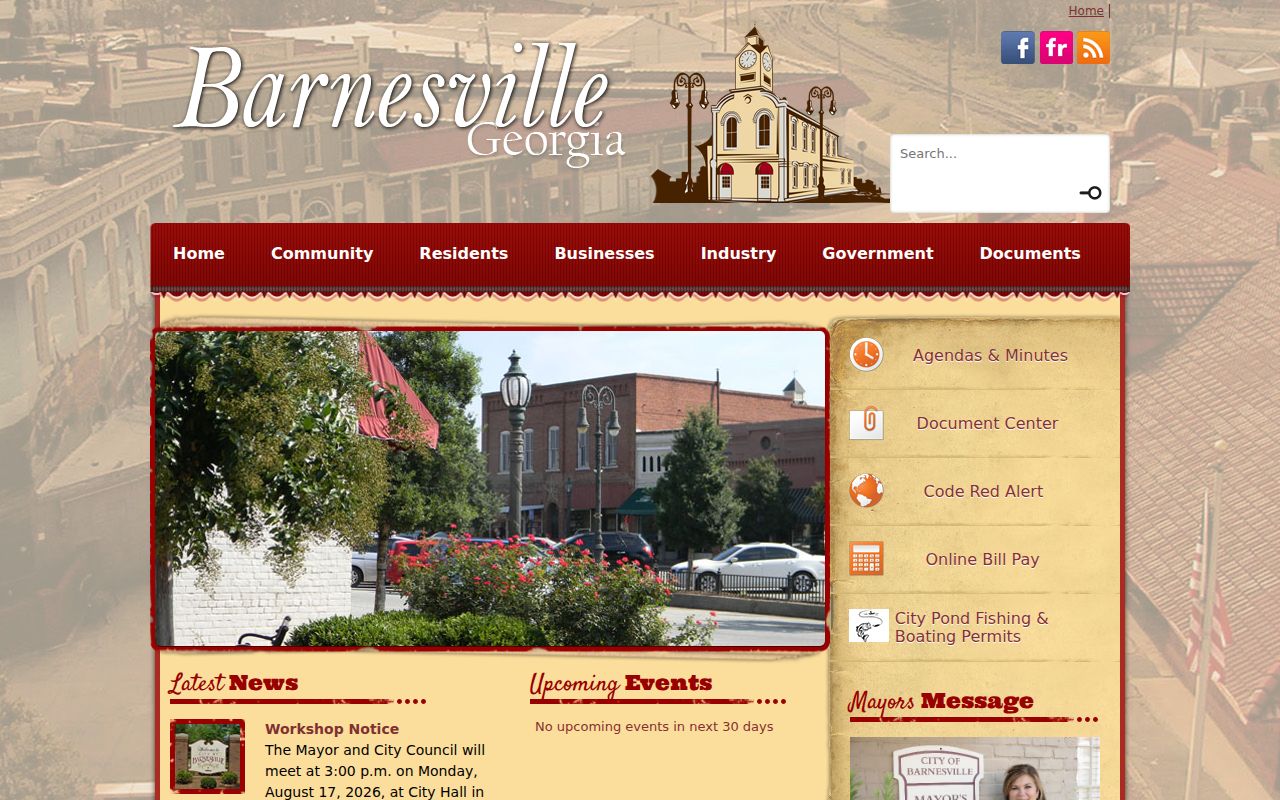 Barnesville court records routing from City Hall to the municipal court contact